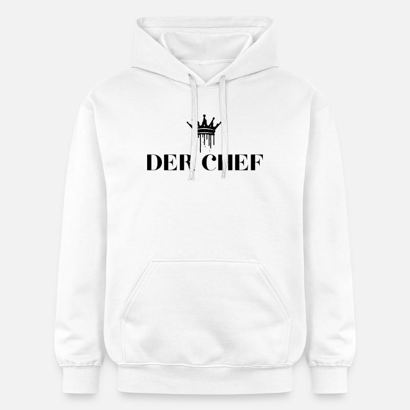 Les cadeaux du chef Chef Royale - Sweat à capuche Softstyle® Gildan Unisexe - blanc