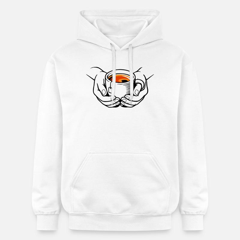 Coupe - Sweat à capuche Softstyle® Gildan Unisexe - blanc