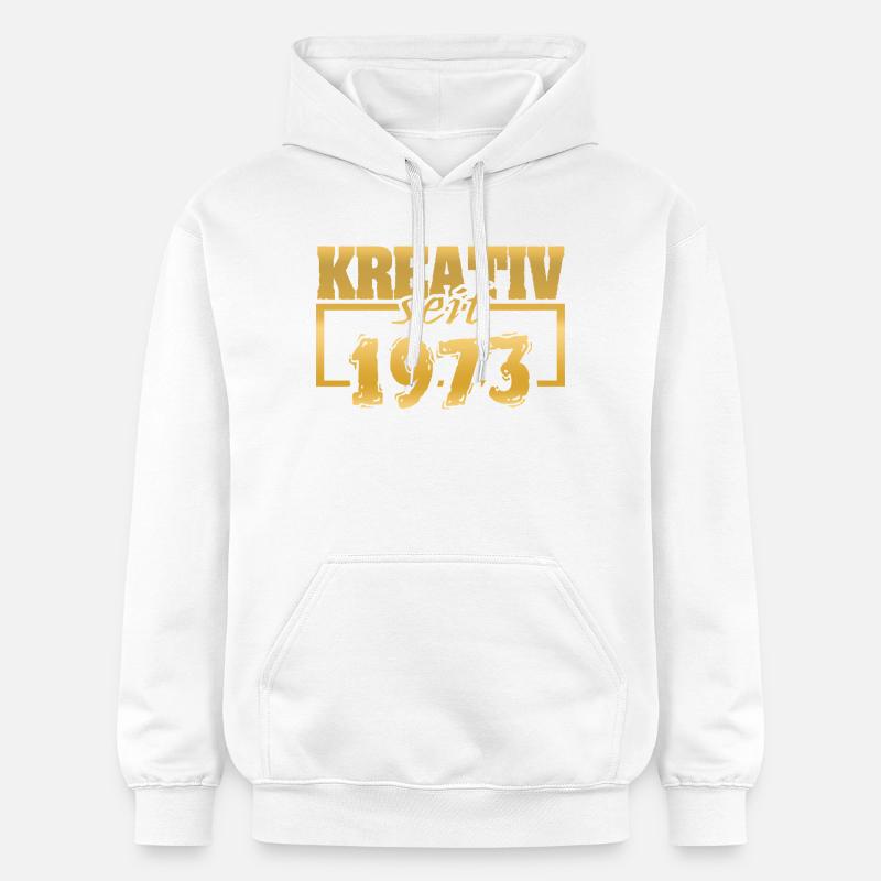 1973 - Sweat à capuche Softstyle® Gildan Unisexe - blanc