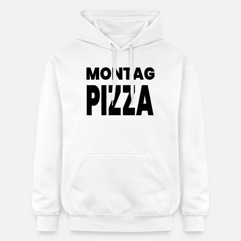 Pizza - Sweat à capuche Softstyle® Gildan Unisexe - blanc