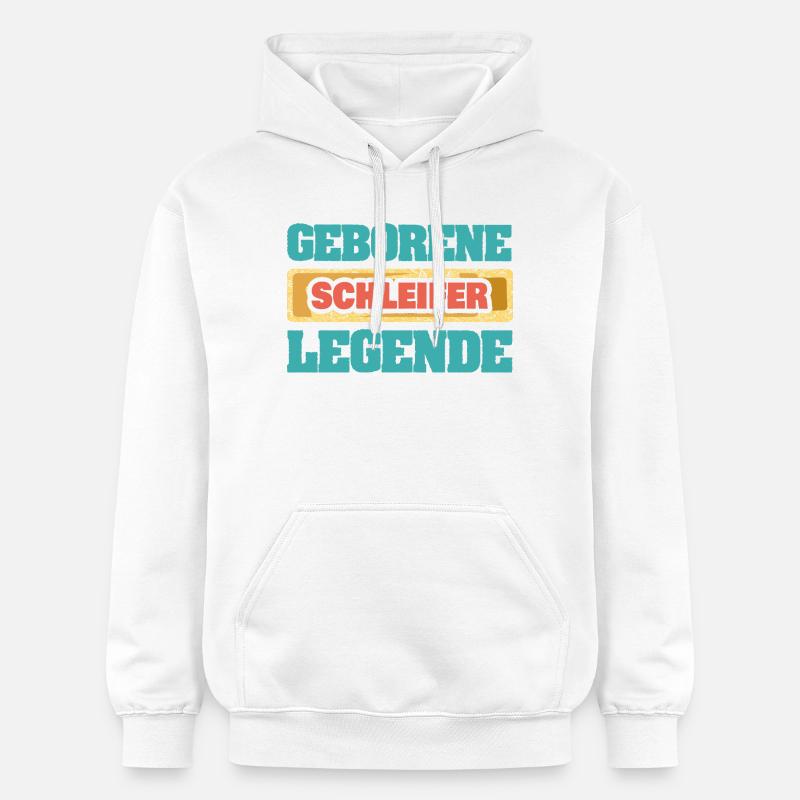Légende Broyeur - Sweat à capuche Softstyle® Gildan Unisexe - blanc