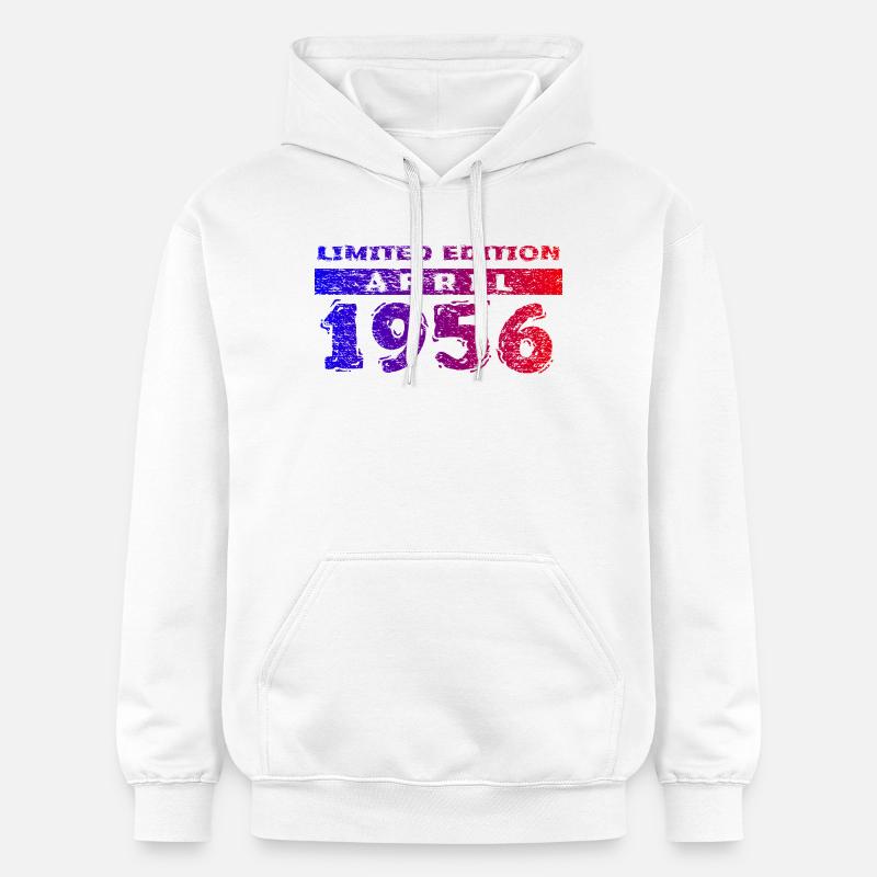 70e anniversaire Édition Limitée 04/1956 - Sweat à capuche Softstyle® Gildan Unisexe - blanc