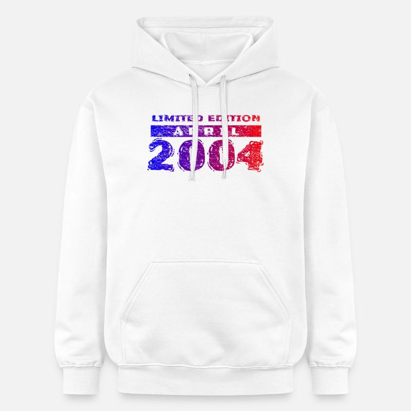 22e anniversaire Édition Limitée 04/2004 - Sweat à capuche Softstyle® Gildan Unisexe - blanc
