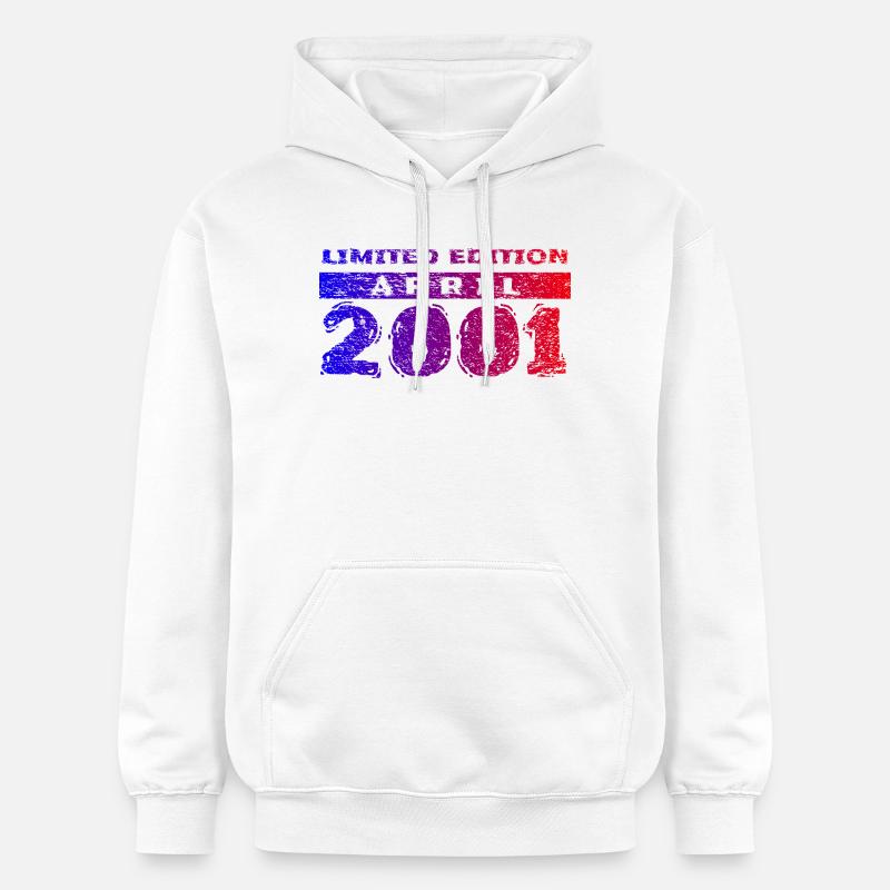 25e anniversaire Édition Limitée 04/2001 - Sweat à capuche Softstyle® Gildan Unisexe - blanc