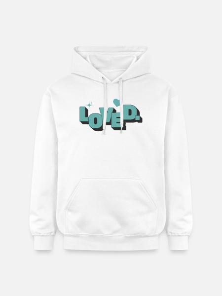 Aimé 1 Jean 4:16 Foi chrétienne - Sweat à capuche Softstyle® Gildan Unisexe - blanc