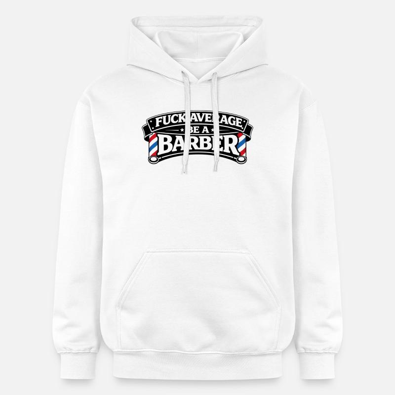 Soyez barbier – Non-conformité élégante - Sweat à capuche Softstyle® Gildan Unisexe - blanc