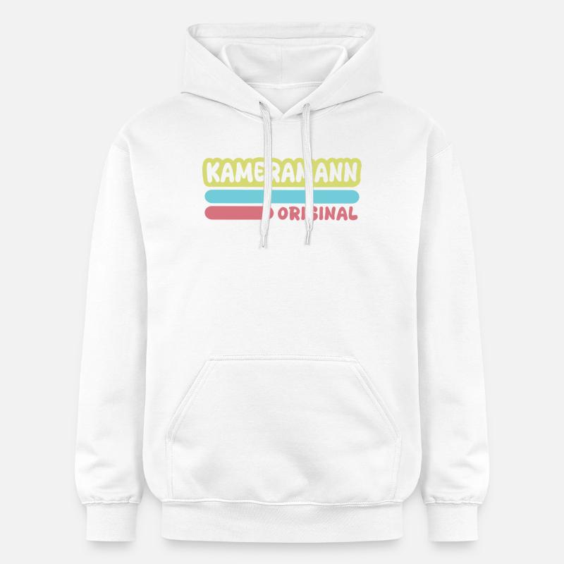 Cadreur - Sweat à capuche Softstyle® Gildan Unisexe - blanc