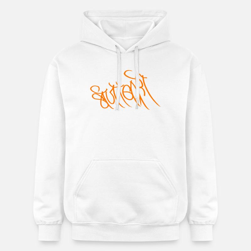 Souvenir d’art de rue de Stuttgart - Sweat à capuche Softstyle® Gildan Unisexe - blanc