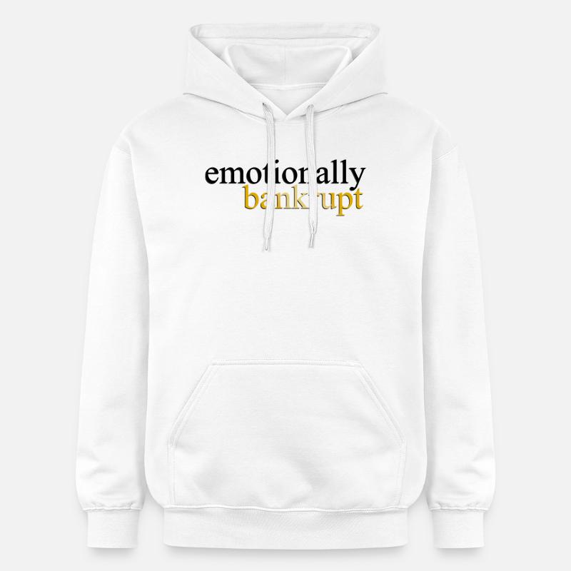 Chemise de luxe émotionnellement défaillante - Sweat à capuche Softstyle® Gildan Unisexe - blanc