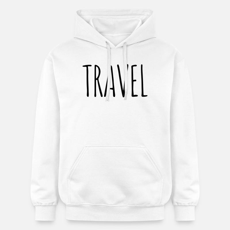 Voyager - Sweat à capuche Softstyle® Gildan Unisexe - blanc