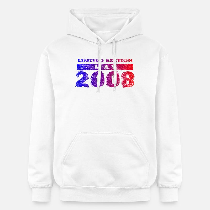 18e anniversaire Édition Limitée 05/2008 - Sweat à capuche Softstyle® Gildan Unisexe - blanc