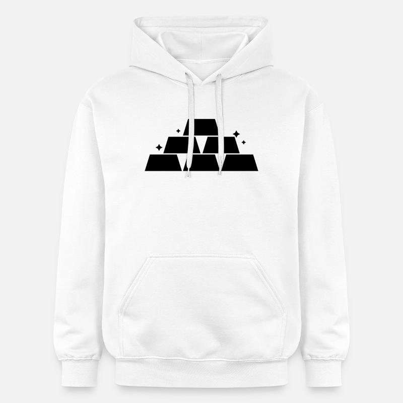 Lingots d’or - Sweat à capuche Softstyle® Gildan Unisexe - blanc