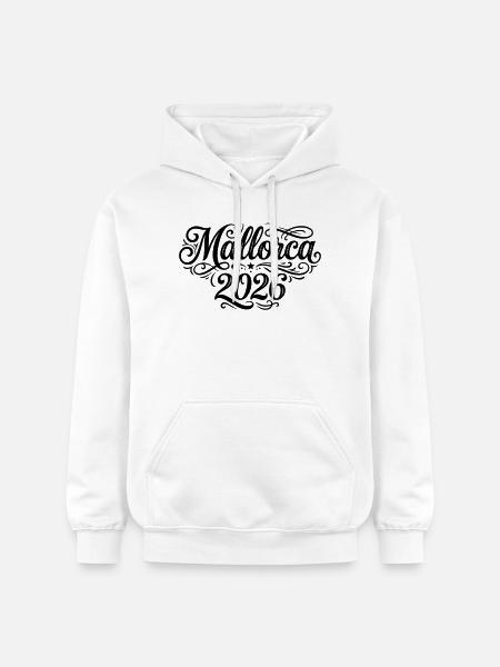 Mallorca 2026 Palme - Gildan Unisex Softstyle® Midweight Hoodie - Weiß