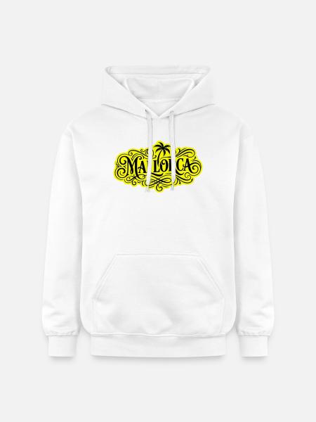 Mallorca Palmen - Gildan Unisex Softstyle® Midweight Hoodie - Weiß