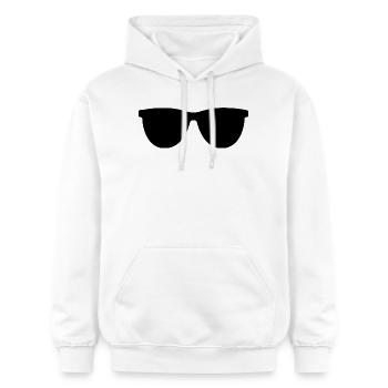 Lunettes de soleil - Sweat à capuche Softstyle® Gildan Unisexe - blanc - Devant - Liana (172cm) & Jaron (178cm)