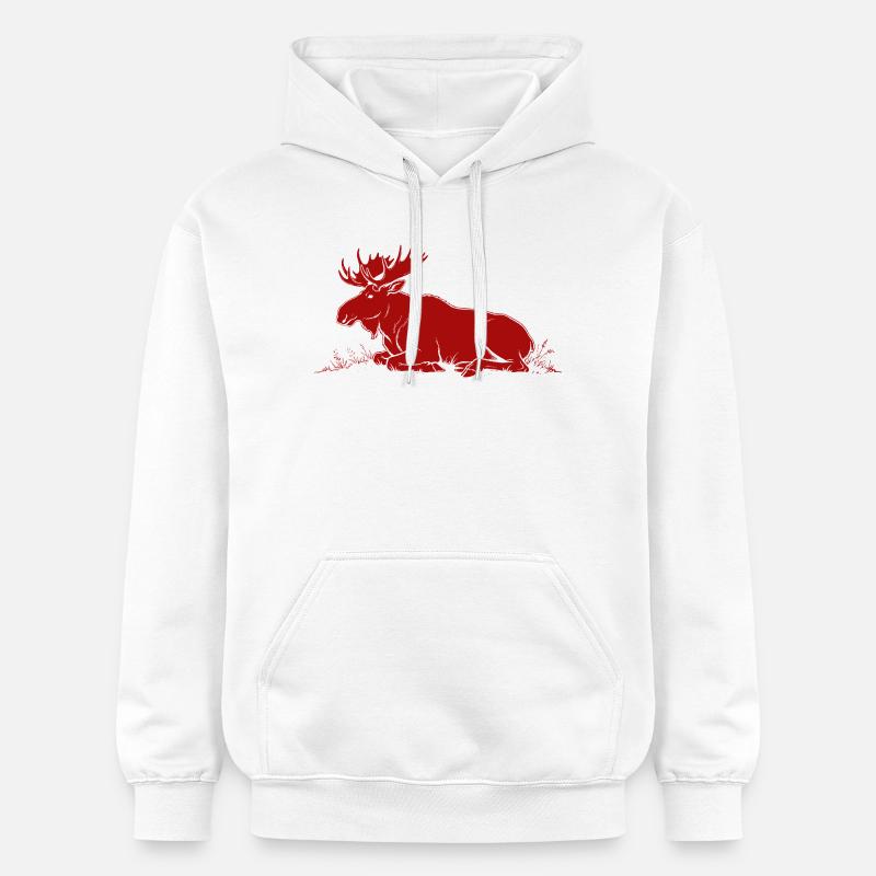 Élan - Sweat à capuche Softstyle® Gildan Unisexe - blanc