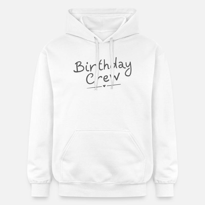 Équipe d’anniversaire - Sweat à capuche Softstyle® Gildan Unisexe - blanc