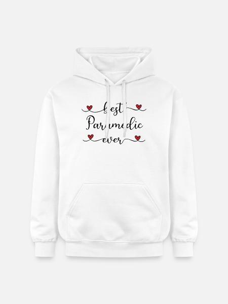 Meilleur ambulancier du monde - Sweat à capuche Softstyle® Gildan Unisexe - blanc