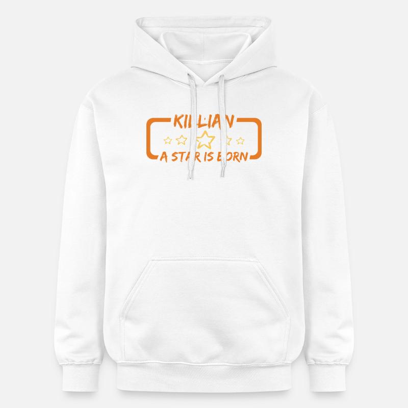 Killian : Une étoile est née - Sweat à capuche Softstyle® Gildan Unisexe - blanc