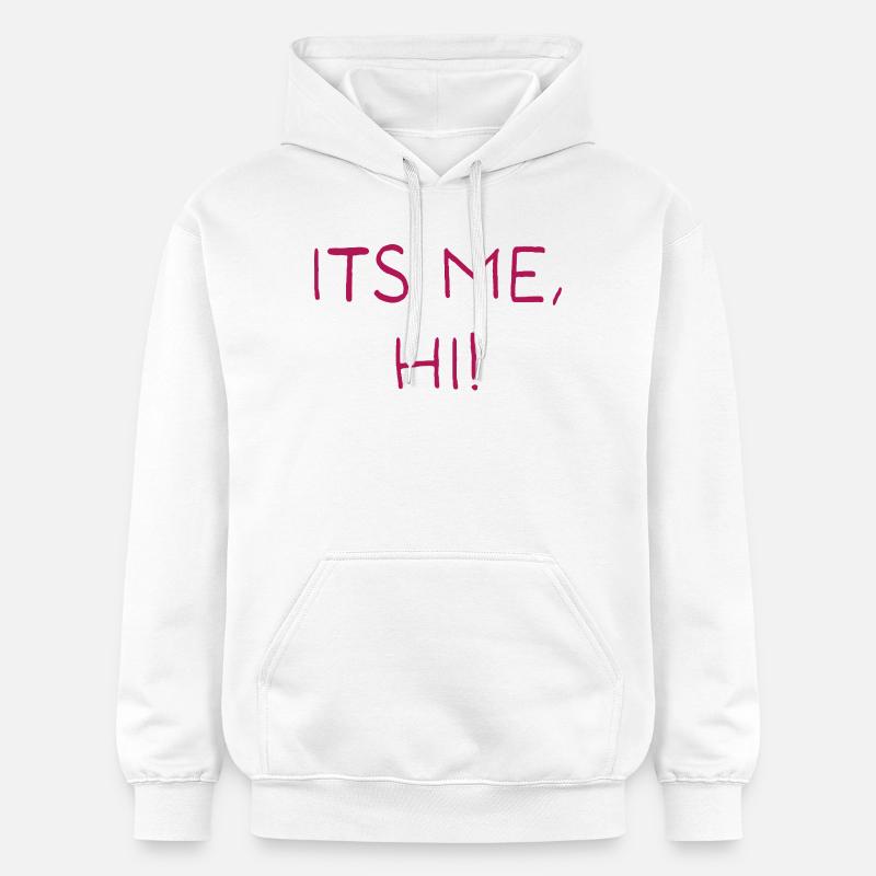 C’est moi, salut ! - Sweat à capuche Softstyle® Gildan Unisexe - blanc