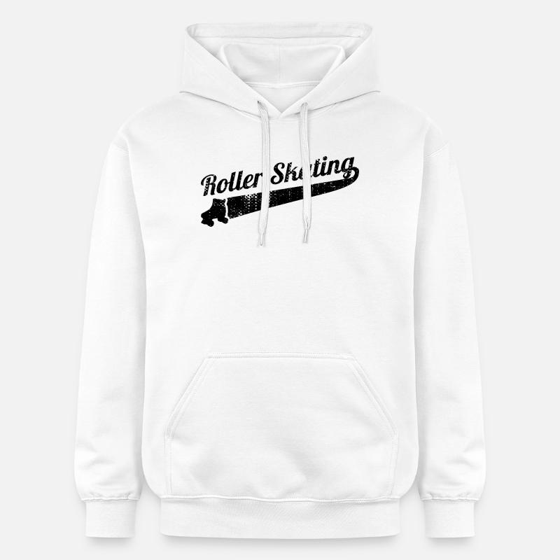 Roller - Sweat à capuche Softstyle® Gildan Unisexe - blanc