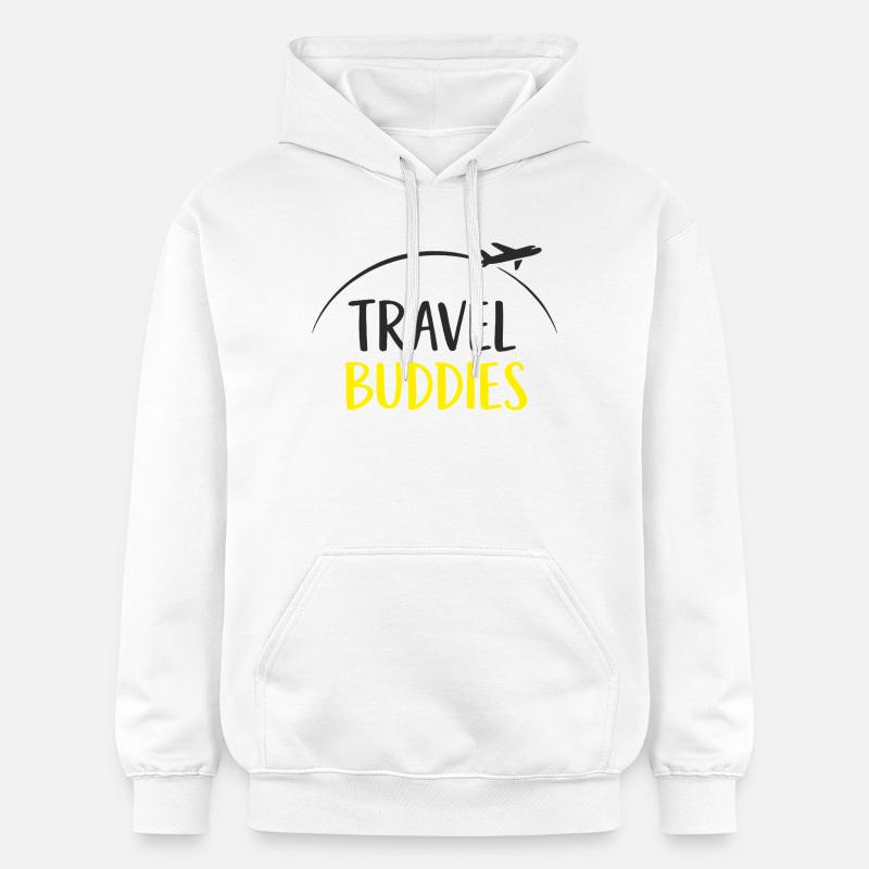 Compagnons de voyage - Sweat à capuche Softstyle® Gildan Unisexe - blanc
