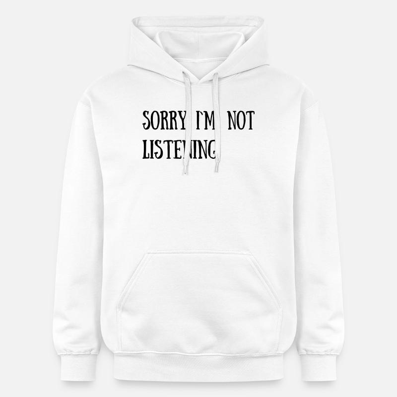 Citations drôles, sarcastiques et cool - Sweat à capuche Softstyle® Gildan Unisexe - blanc
