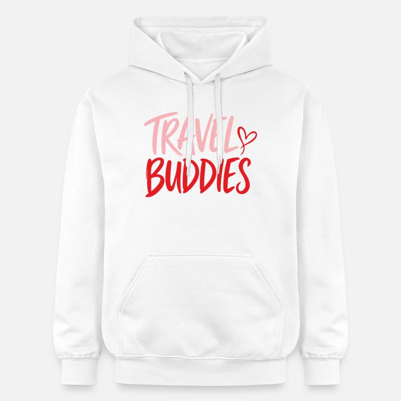 Compagnons de voyage - Sweat à capuche Softstyle® Gildan Unisexe - blanc