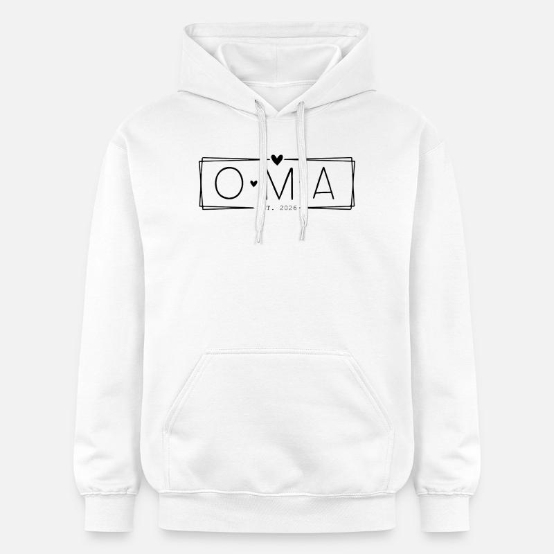 Grand-mère Grand-mère 2026 - Sweat à capuche Softstyle® Gildan Unisexe - blanc