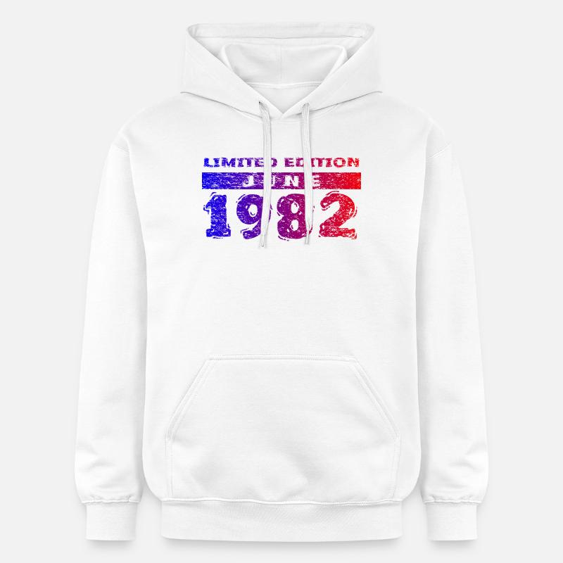 44e anniversaire Édition Limitée 06/1982 - Sweat à capuche Softstyle® Gildan Unisexe - blanc