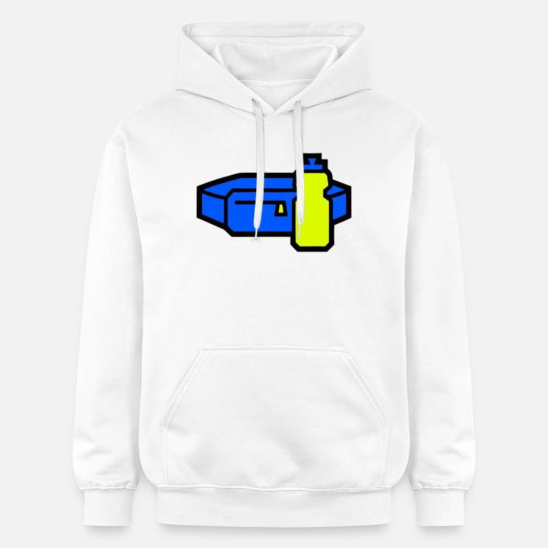 Practical Hydration Belt Runner - Gildan Unisex Softstyle® Midweight Hoodie - white