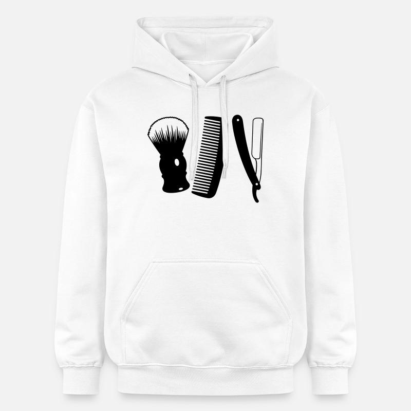 Salon de coiffure - Sweat à capuche Softstyle® Gildan Unisexe - blanc