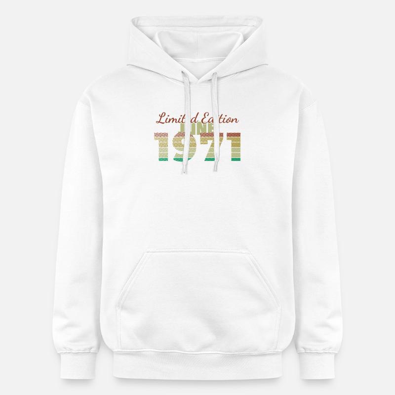 55e anniversaire Édition Limitée (SCR) 06/1971 - Sweat à capuche Softstyle® Gildan Unisexe - blanc