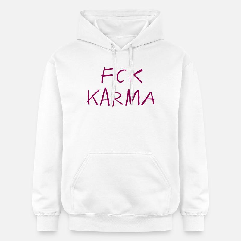 Karma Pink - Sweat à capuche Softstyle® Gildan Unisexe - blanc