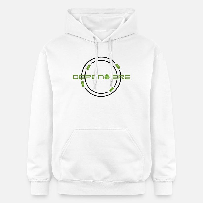 Depensière  - Sweat à capuche Softstyle® Gildan Unisexe - blanc