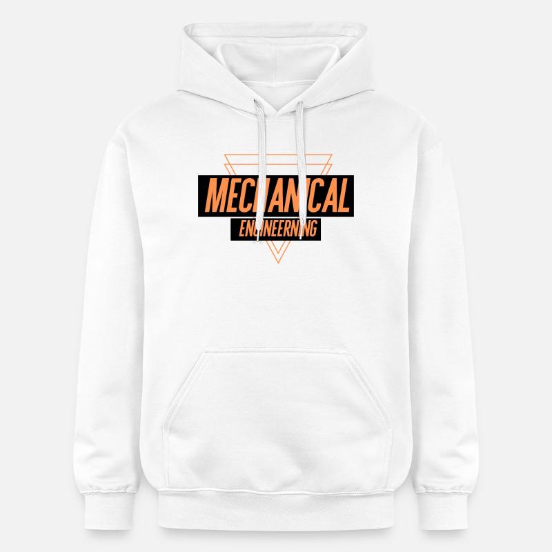 Génie mécanique - Sweat à capuche Softstyle® Gildan Unisexe - blanc