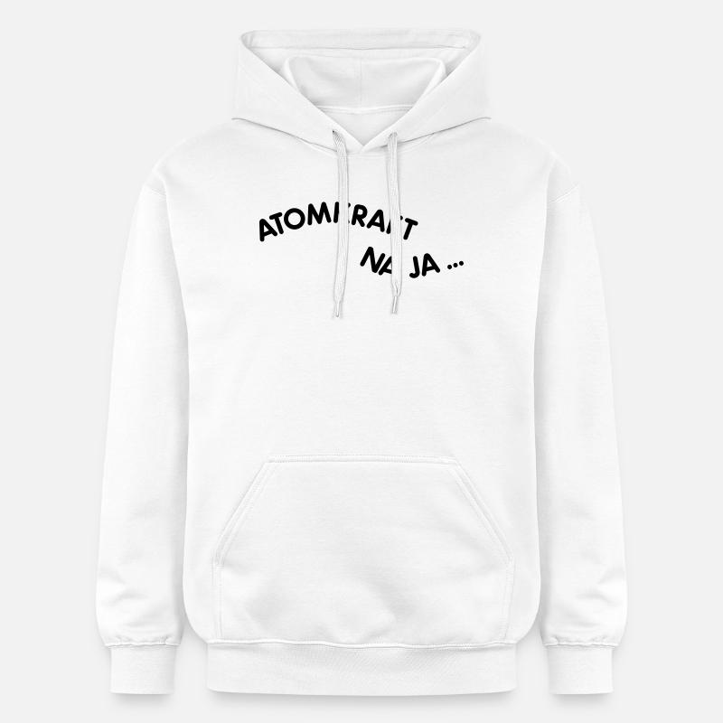 Atomkraft - Gildan Unisex Softstyle® Midweight Hoodie - Weiß