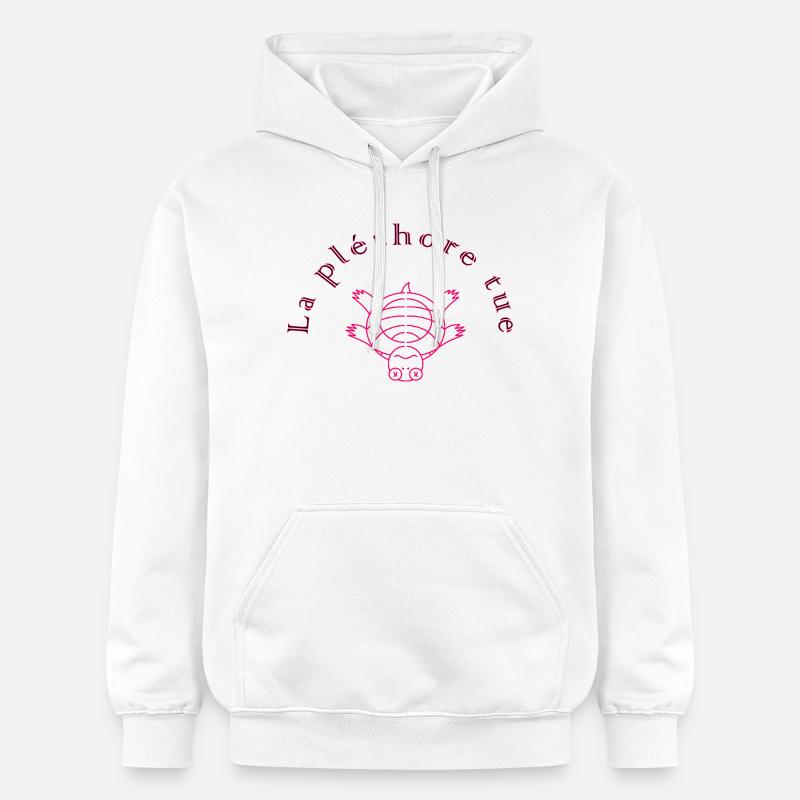 La Pléthore Tue Rose - Sweat à capuche Softstyle® Gildan Unisexe - blanc