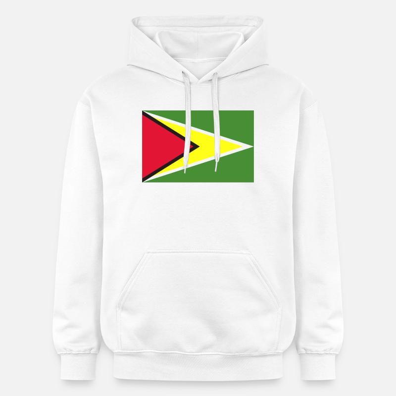 Drapeau du Guyana - Sweat à capuche Softstyle® Gildan Unisexe - blanc