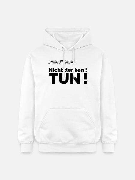 Philosophie - Gildan Unisex Softstyle® Midweight Hoodie - Weiß