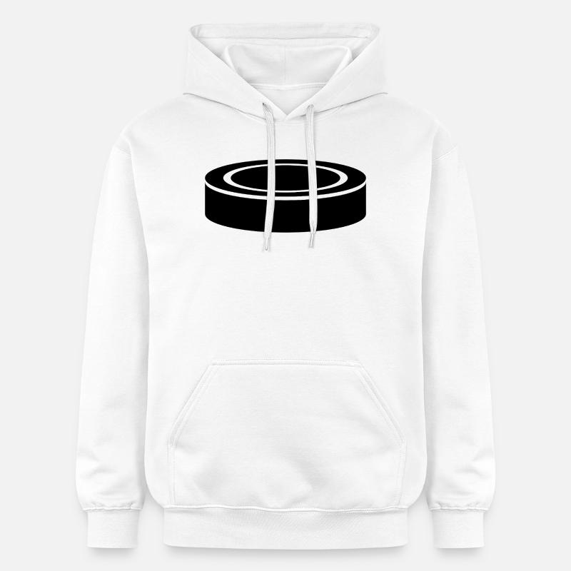 Palet de hockey - Sweat à capuche Softstyle® Gildan Unisexe - blanc