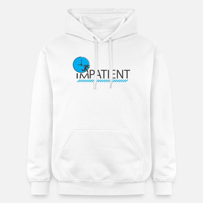 Impatient - Sweat à capuche Softstyle® Gildan Unisexe - blanc
