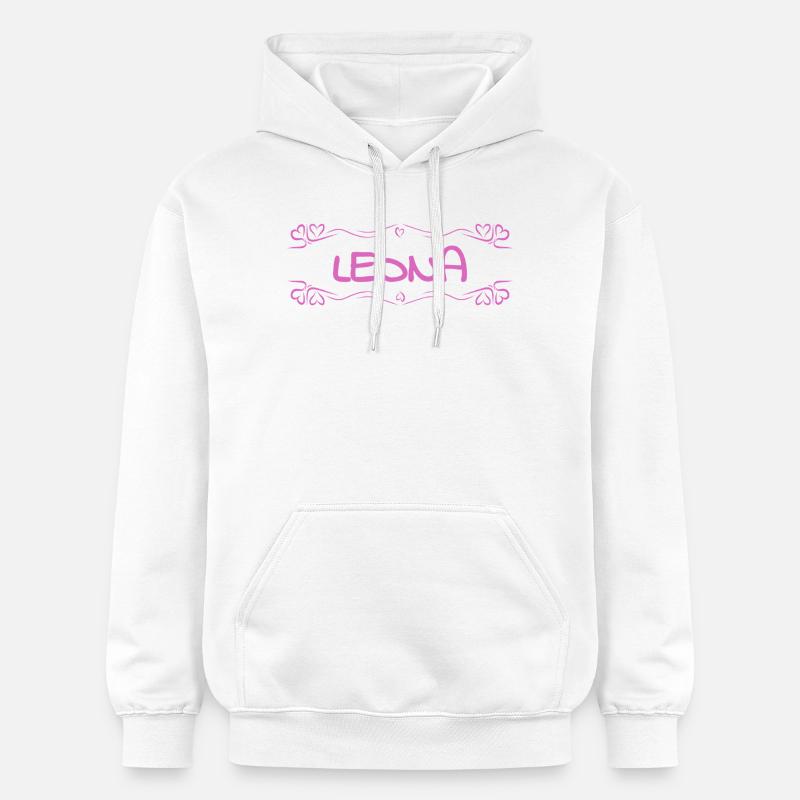 Hearts Leona - Sweat à capuche Softstyle® Gildan Unisexe - blanc