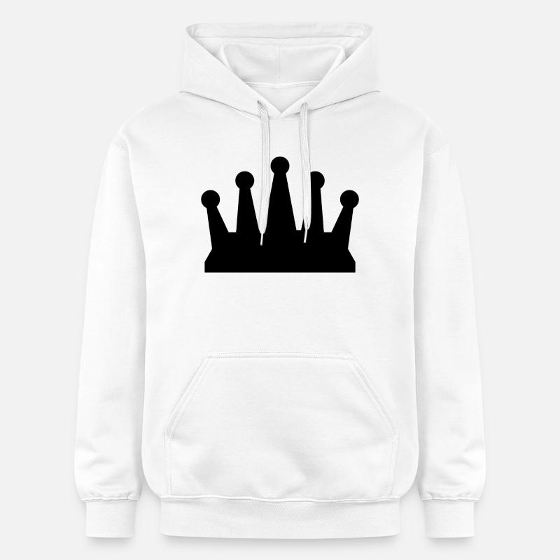 Couronne - Sweat à capuche Softstyle® Gildan Unisexe - blanc