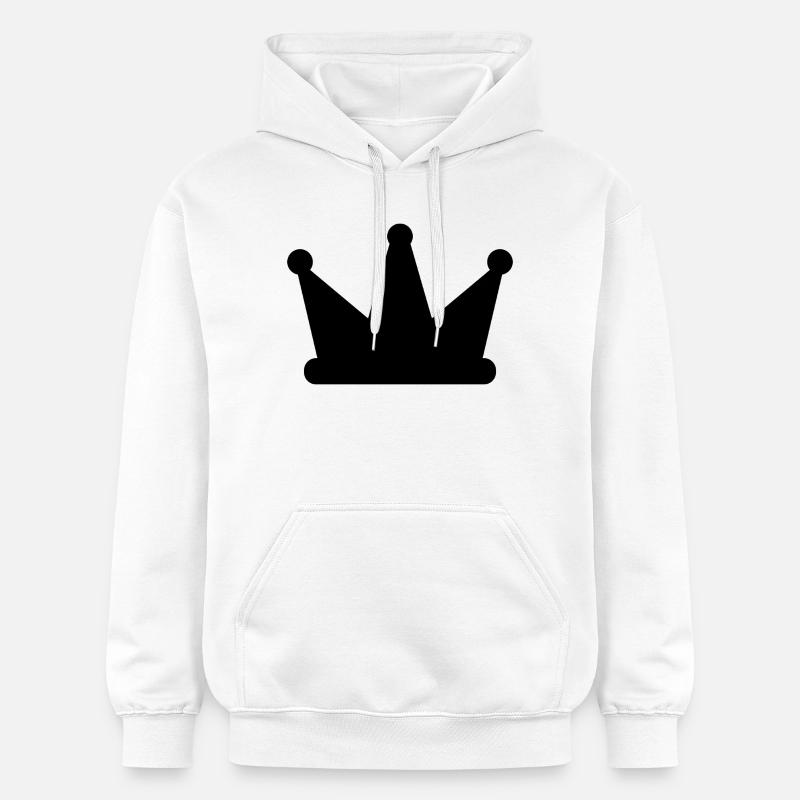Couronne - Sweat à capuche Softstyle® Gildan Unisexe - blanc