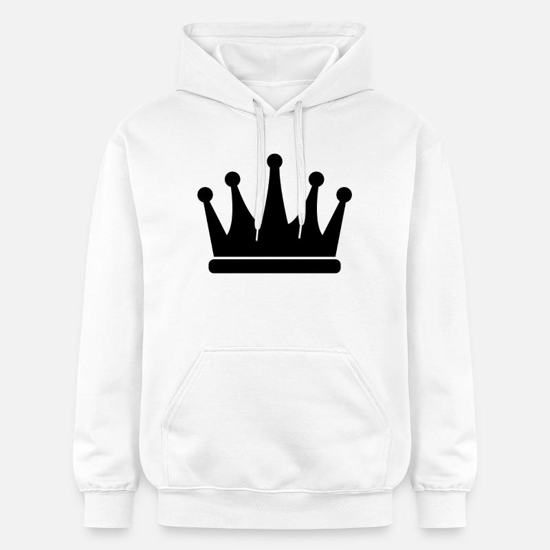 Couronne - Sweat à capuche Softstyle® Gildan Unisexe - blanc
