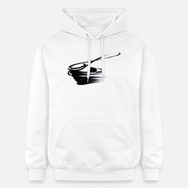 cuillère 01 - Sweat à capuche Softstyle® Gildan Unisexe - blanc
