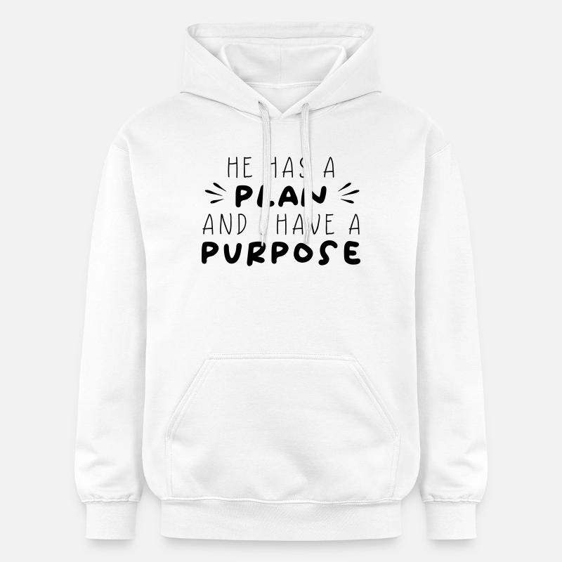 Plan & Purpose - Gildan Unisex Softstyle® Midweight Hoodie - white