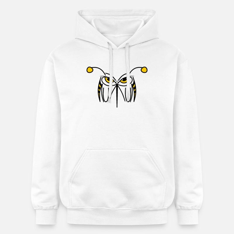 MORSURE - Guêpe en colère - Sweat à capuche Softstyle® Gildan Unisexe - blanc