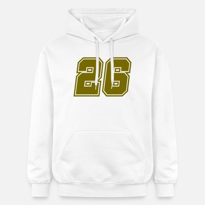 26 - Sweat à capuche Softstyle® Gildan Unisexe - blanc
